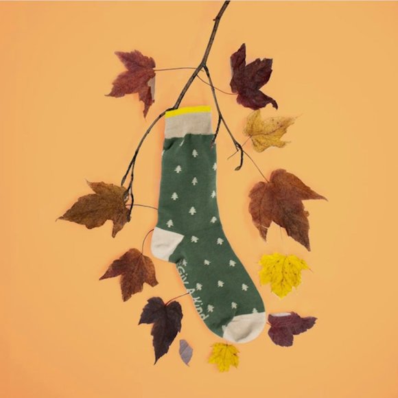 Brand new, 100% organic cotton, crew socks, tree design, unisex, size 7-13 - Picture 7 of 10